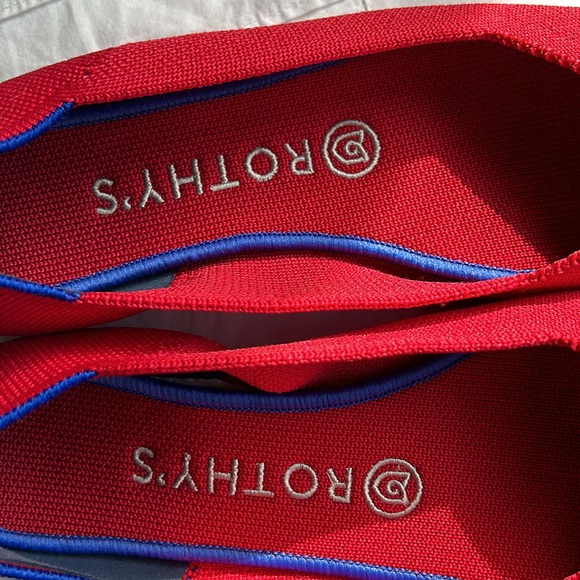 Rothy’s The Point Red flats, women’s 7.5, EUC - Picture 8 of 14